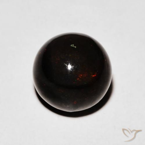 1.47ct Натуральный Многоцветный Черный опал, Сфера / Шар, Непрозрачный