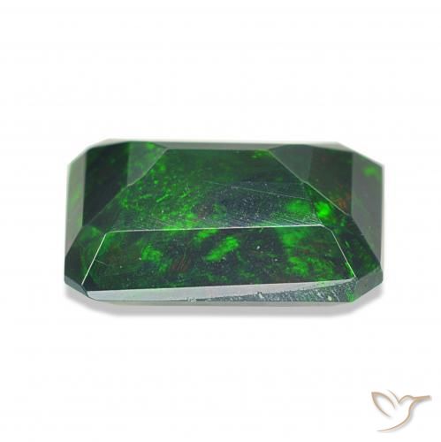 0.97 карата, натуральный Многоцветный Черный опал, Октагон / Изумрудная Огранка, Непрозрачный
