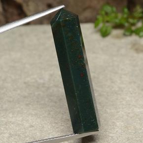 14.11 карата, натуральный Многоцветный Кровавый Камень/Гелиотроп, Необычная форма, Непрозрачный