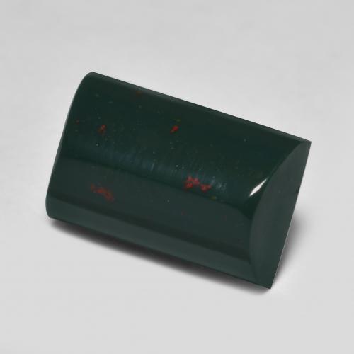 4.00 карата, натуральный Темно-зеленый Кровавый Камень/Гелиотроп, Огранка Багет, Непрозрачный