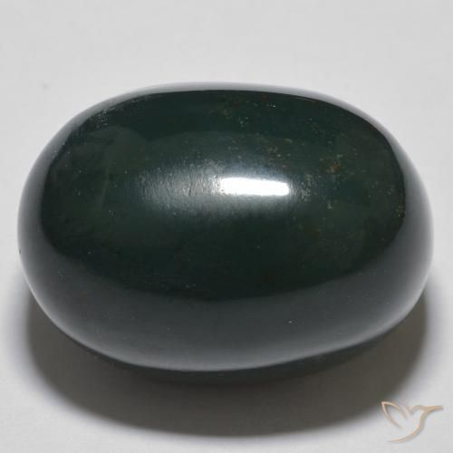 23.49ct Натуральный Многоцветный Кровавый Камень/Гелиотроп, Овал, Непрозрачный