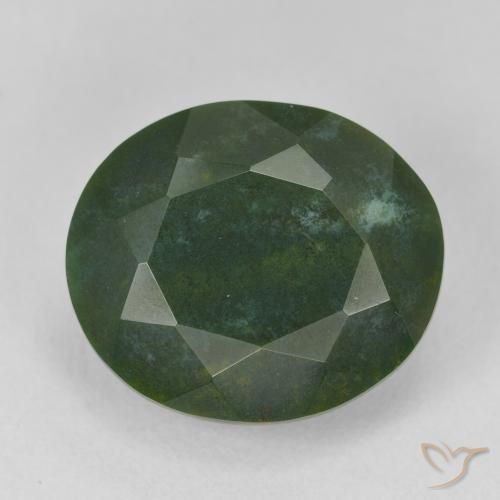 11.88ct Натуральный Теплый зеленый Кровавый Камень/Гелиотроп, Овал, Непрозрачный