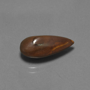 4.00 карата, натуральный Многоцветный Валунный опал, Форма груши, Непрозрачный