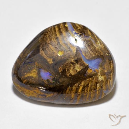 11.60ct Натуральный Многоцветный Валунный опал, причудливая, Непрозрачный