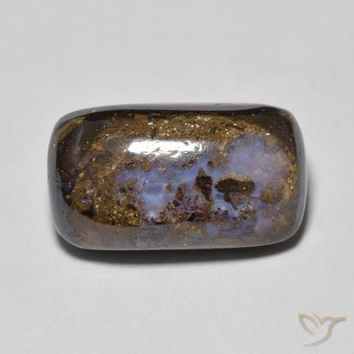 8.01ct Натуральный Многоцветный Валунный опал, Подушка, Непрозрачный
