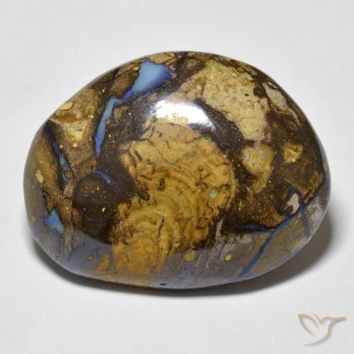 17.61ct Натуральный Многоцветный Валунный опал, причудливая, Непрозрачный
