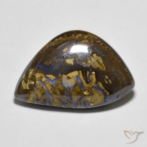 10.65ct Натуральный Многоцветный Валунный опал, причудливая, Непрозрачный