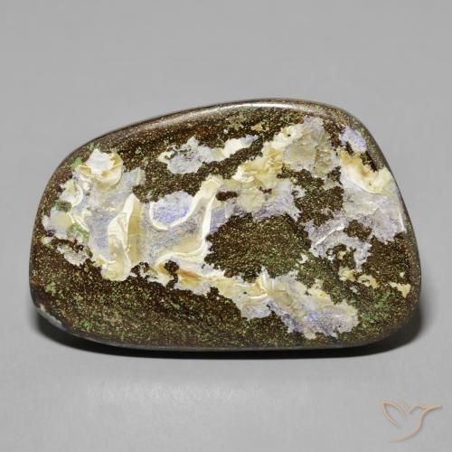 50.57ct Натуральный Многоцветный Валунный опал, причудливая, Непрозрачный