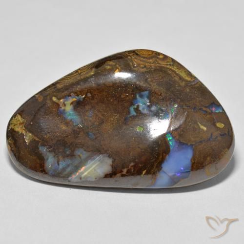 64.32ct Натуральный Многоцветный Валунный опал, причудливая, Непрозрачный