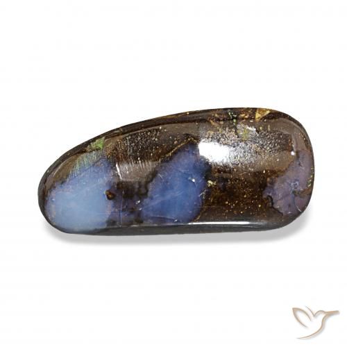 2.99 карата, натуральный Многоцветный Валунный опал, причудливая, Непрозрачный