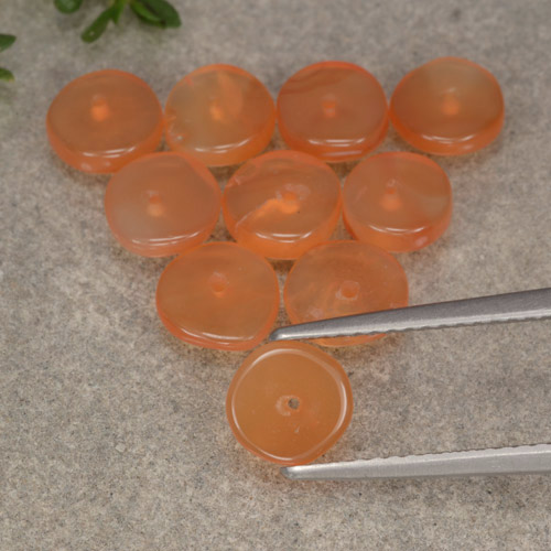 6.31 карата, натуральный Красновато-оранжевый Сердолик, Необычная форма, Полупрозрачный