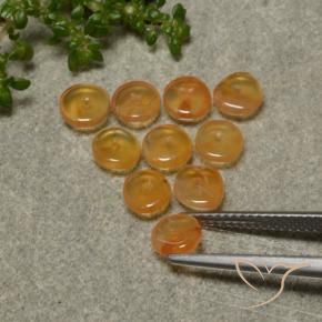 4.06 карата, натуральный Абрикос Апельсин Сердолик, Необычная форма, Полупрозрачный