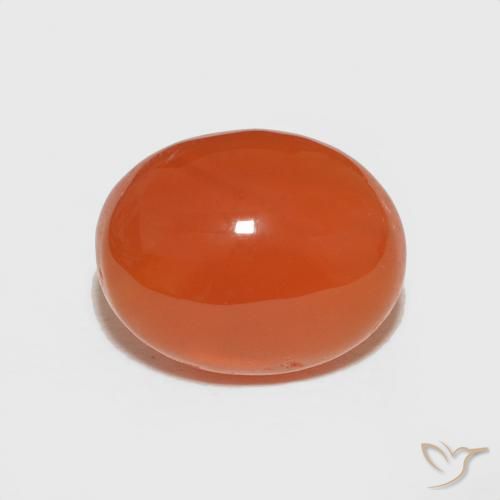 2.47ct Натуральный Средний апельсин Сердолик, Овал, Непрозрачный