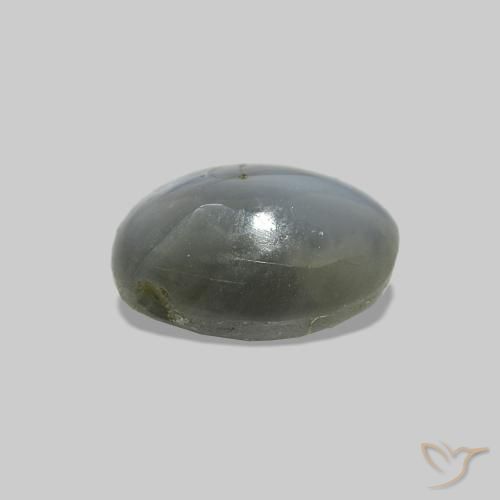 0.86 карата, натуральный Средний зеленый Cat's Eye Alexandrite, Овал, Непрозрачный