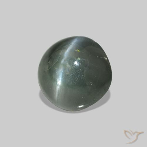 0.53 карата, натуральный Теплый зеленый Cat's Eye Alexandrite, Круглый, Непрозрачный