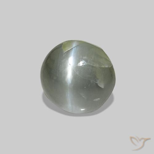 0.51 карата, натуральный Серо-зеленый Cat's Eye Alexandrite, Овал, Непрозрачный