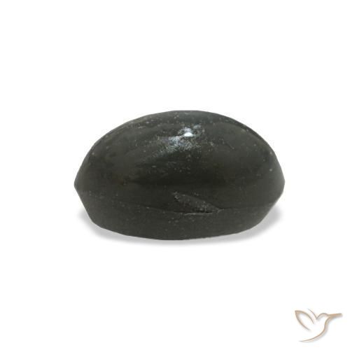 Натуральный серый cat's eye alexandrite 0,45 карата огранка овал, непрозрачный