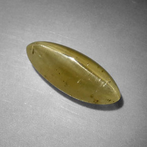 3.69 карата, натуральный Желто-зеленый Апатит Кошачий Глаз, Маркиза, Полупрозрачный