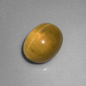 1.77 карата, натуральный Золотисто-зеленый Апатит Кошачий Глаз, Прозрачный, Полупрозрачный