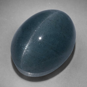 Натуральный зелёный cat's eye aquamarine 17,47 карата огранка овал, полупрозрачный