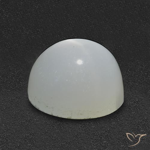 2.51 карата, натуральный Белый Лунный камень кошачий глаз, Круглый, Полупрозрачный