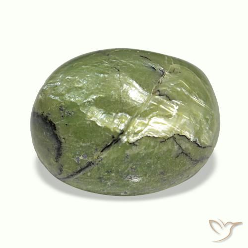 Натуральный многоцветный cat's eye opal 5,40 карата огранка овал, непрозрачный