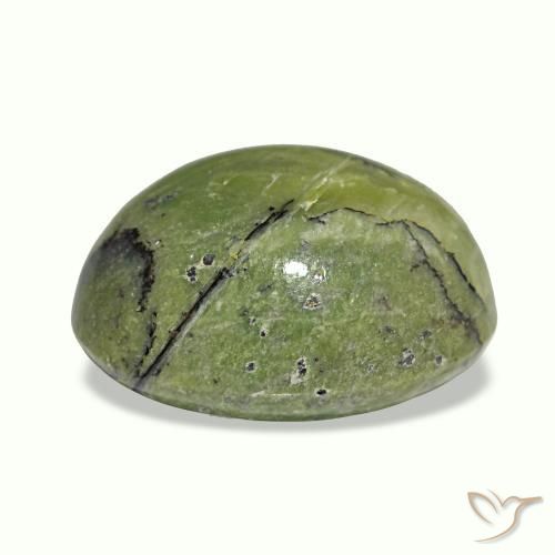 Натуральный многоцветный cat's eye opal 5,40 карата огранка овал, непрозрачный