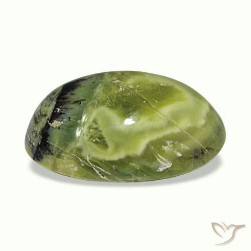 Натуральный многоцветный cat's eye opal 8,39 карата огранка овал, непрозрачный