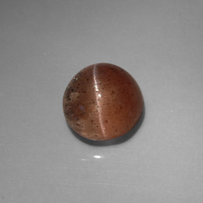 Натуральный коричневый cat's eye scapolite 2,31 карата прозрачный, полупрозрачный