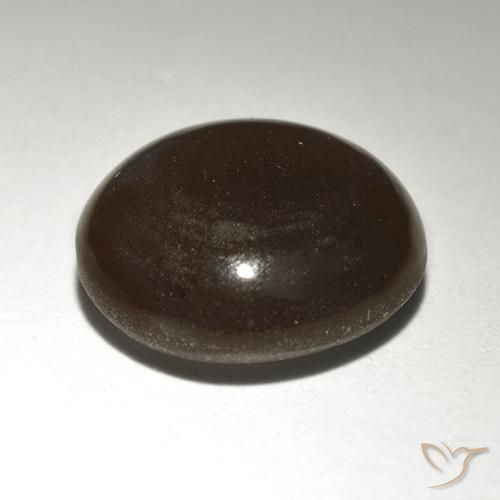 2.99 карата, натуральный Умбер Браун Скаполит Кошачий Глаз, Круглый, Полупрозрачный