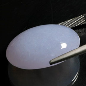 42.00 карата, натуральный Сиренево-синий Халцедон, Прозрачный, Полупрозрачный