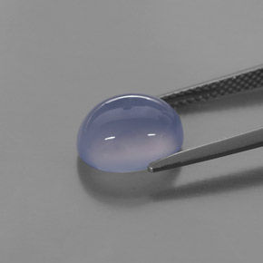 3.95 карата, натуральный Сиренево-синий Халцедон, Прозрачный, Полупрозрачный