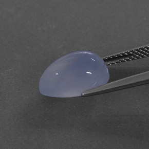 4.11 карата, натуральный Сиренево-синий Халцедон, Прозрачный, Полупрозрачный