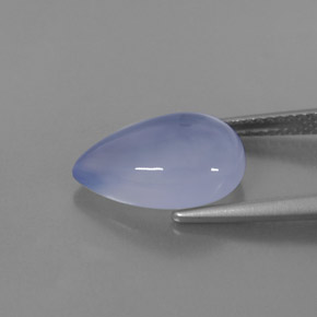 4.49 карата, натуральный Сиренево-синий Халцедон, Прозрачный, Полупрозрачный