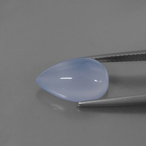 4.98 карата, натуральный Сиренево-синий Халцедон, Прозрачный, Полупрозрачный