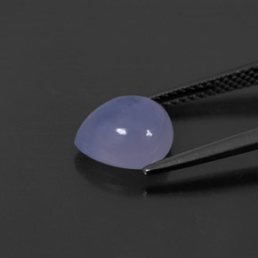 2.34 карата, натуральный Сиренево-синий Халцедон, Прозрачный, Полупрозрачный
