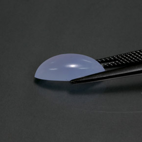 3.31 карата, натуральный Сиренево-синий Халцедон, Прозрачный, Полупрозрачный