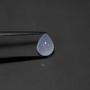 1.97 карата, натуральный Сиренево-синий Халцедон, Прозрачный, Полупрозрачный