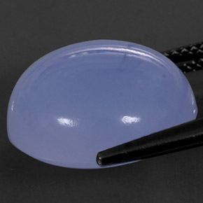15.62 карата, натуральный Сиренево-синий Халцедон, Прозрачный, Полупрозрачный