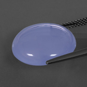 13.17 карата, натуральный Сиренево-синий Халцедон, Прозрачный, Полупрозрачный