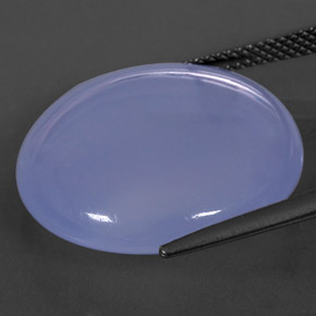 20.57 карата, натуральный Сиренево-синий Халцедон, Прозрачный, Полупрозрачный