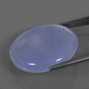 23.76 карата, натуральный Сиренево-синий Халцедон, Прозрачный, Полупрозрачный