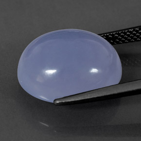 9.45 карата, натуральный Сиренево-синий Халцедон, Прозрачный, Полупрозрачный