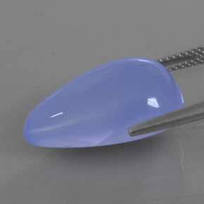 16.65 карата, натуральный Сиренево-синий Халцедон, Прозрачный, Полупрозрачный