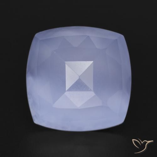 6.96ct Натуральный Королевский фиолетовый Халцедон, Подушка, Полупрозрачный