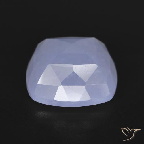 6.95 карата, натуральный Голубовато-фиолетовый Халцедон, Подушка, Полупрозрачный