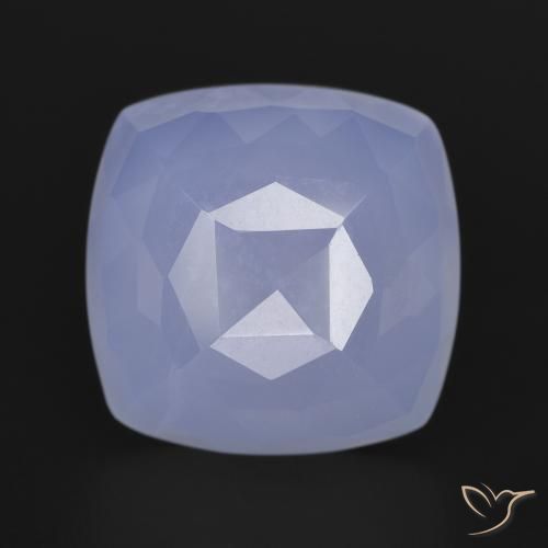 9.35ct Натуральный Средний фиолетовый Халцедон, Подушка, Полупрозрачный