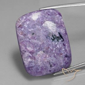 40.69ct Натуральный Средне-глубокий фиолетовый чароит, Подушка, Непрозрачный