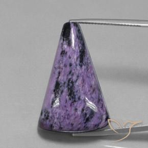 36.35ct Натуральный Средний фиолетовый чароит, Триллион, Непрозрачный