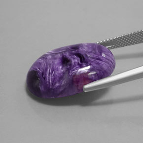 17.94 карата, натуральный Фиолетовый Чароит, Огранка Овал, Непрозрачный